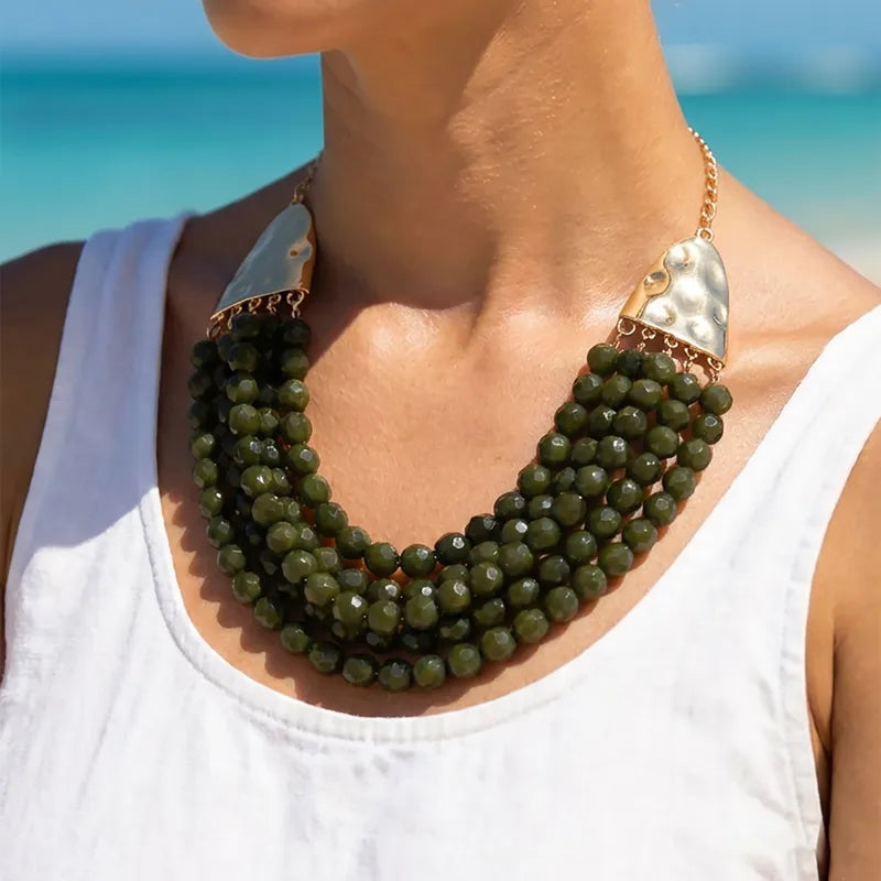 Bohemian Geometric Necklace