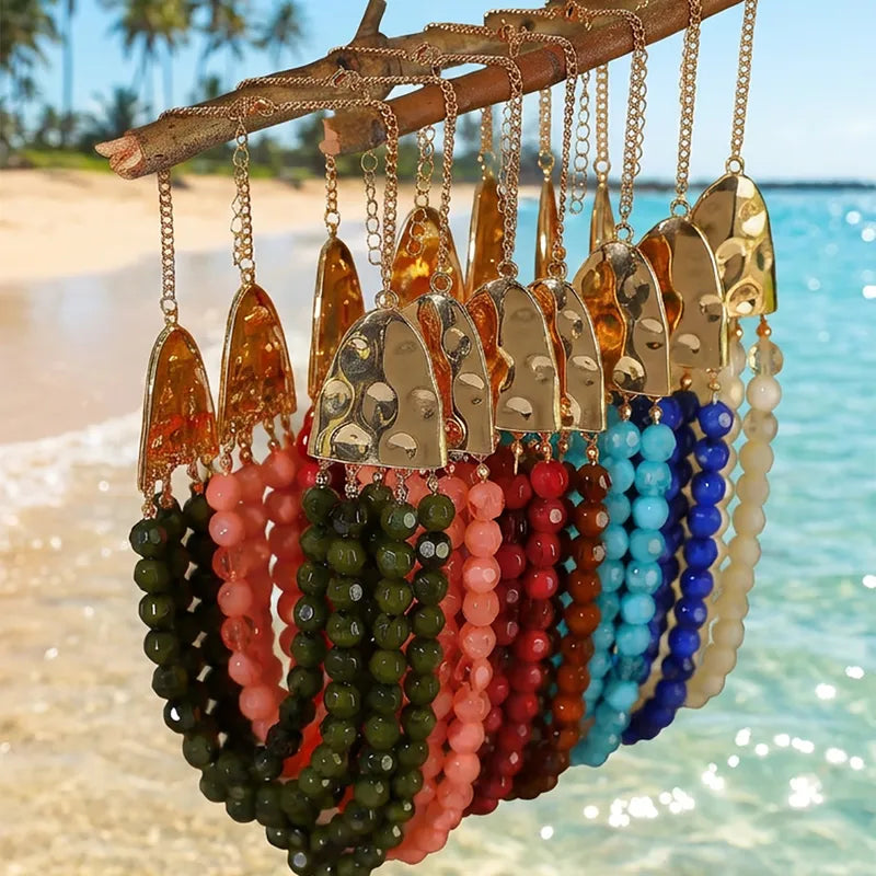 Bohemian Geometric Necklace