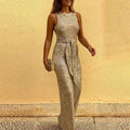 Elegant Commuter Jumpsuit For Women (Subir una talla)