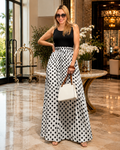 Polka Dot Maxi Dress