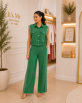 Set Verde con Detalle de Brillo