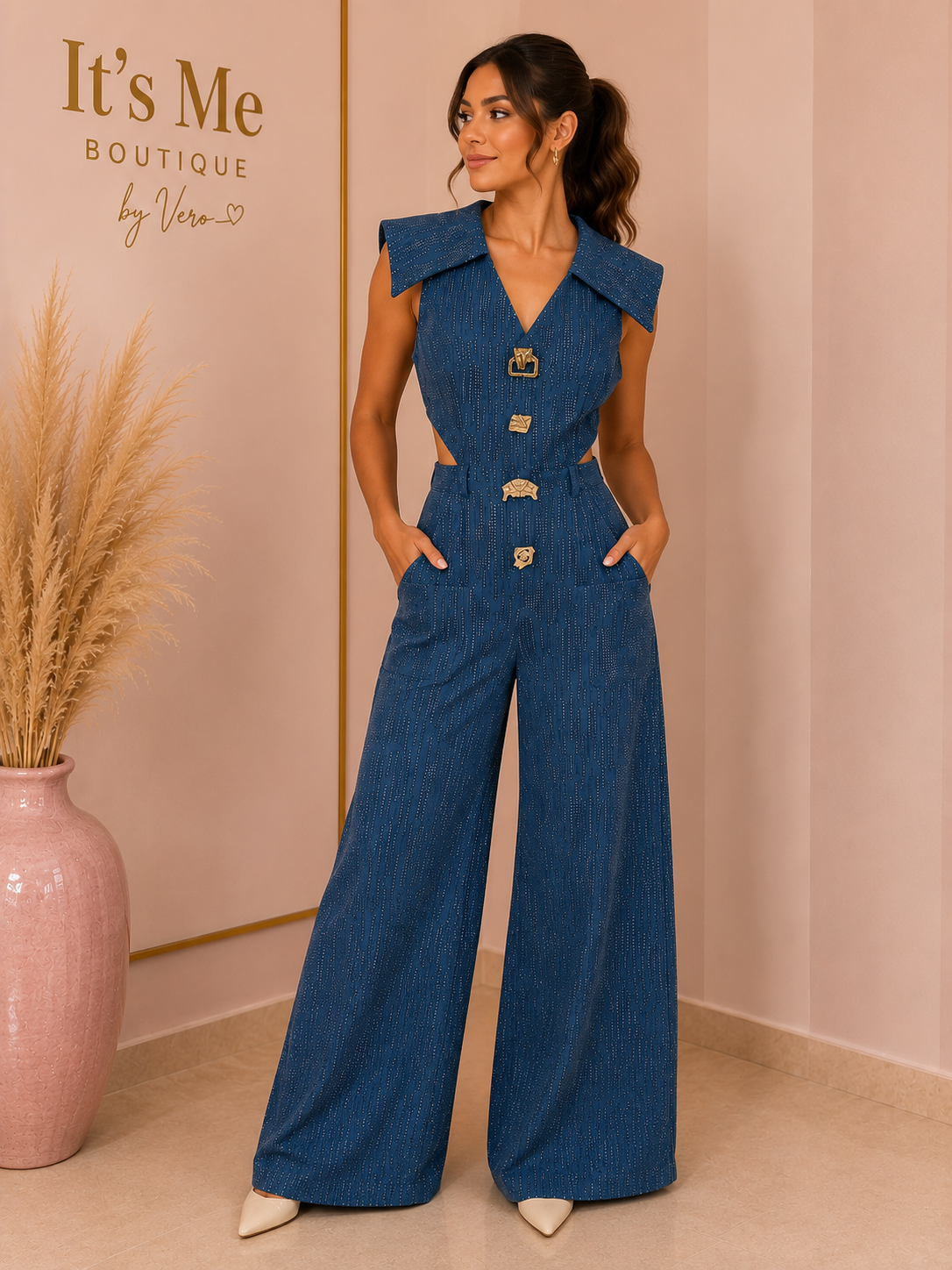 Jumpsuit Denim Glam