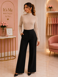 Bodysuit de Cuello Alto con Cristales