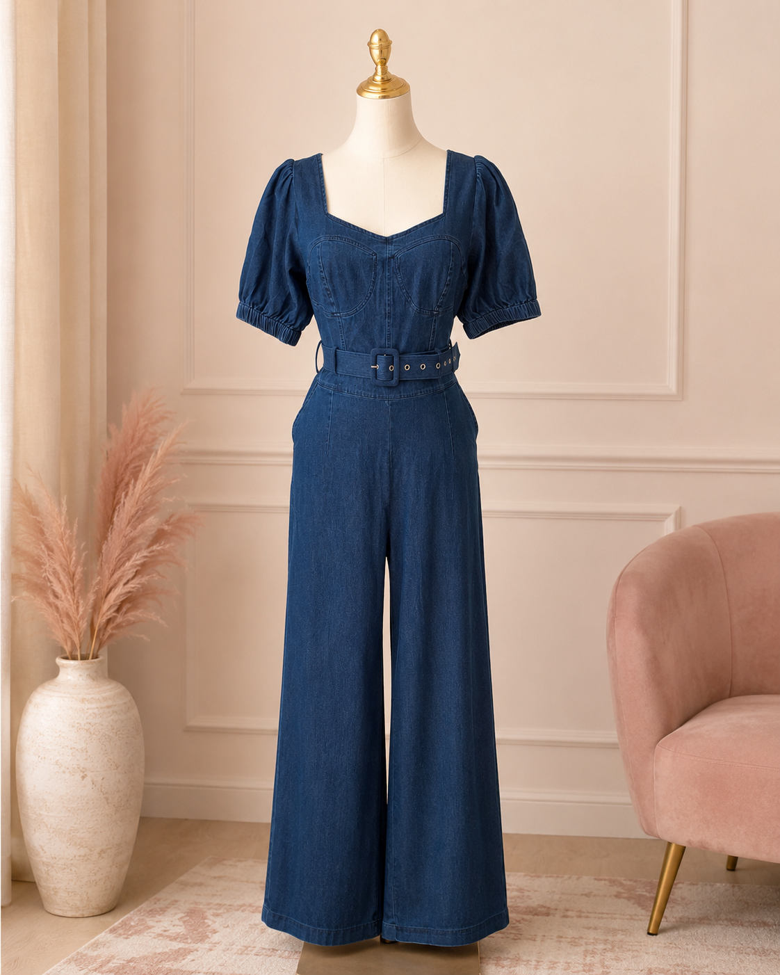 Jumpsuit Denim Elegance