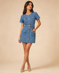 Mini Denim Dress
