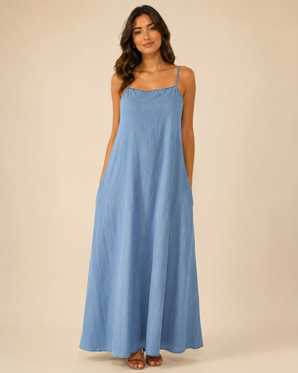Maxi Denim Dress