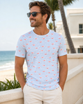 Coastal Wave Print Tee