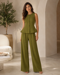 Olive Grace Set ⚠️ Vest Large/ Pantalon Medium